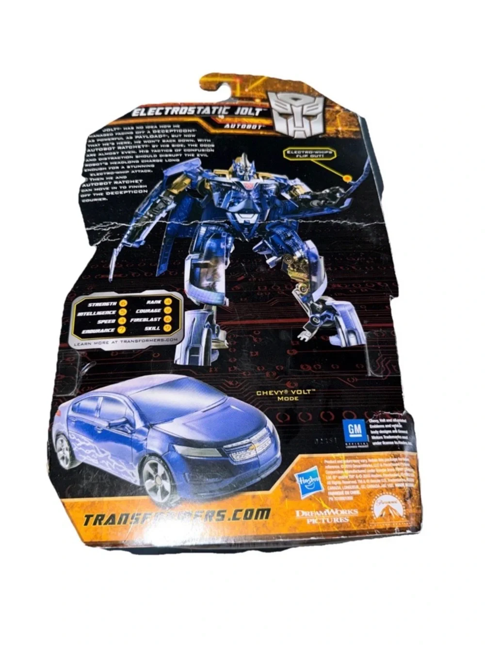 Hasbro Transformers Electrostactic Jolt Autobot Figure - Blue